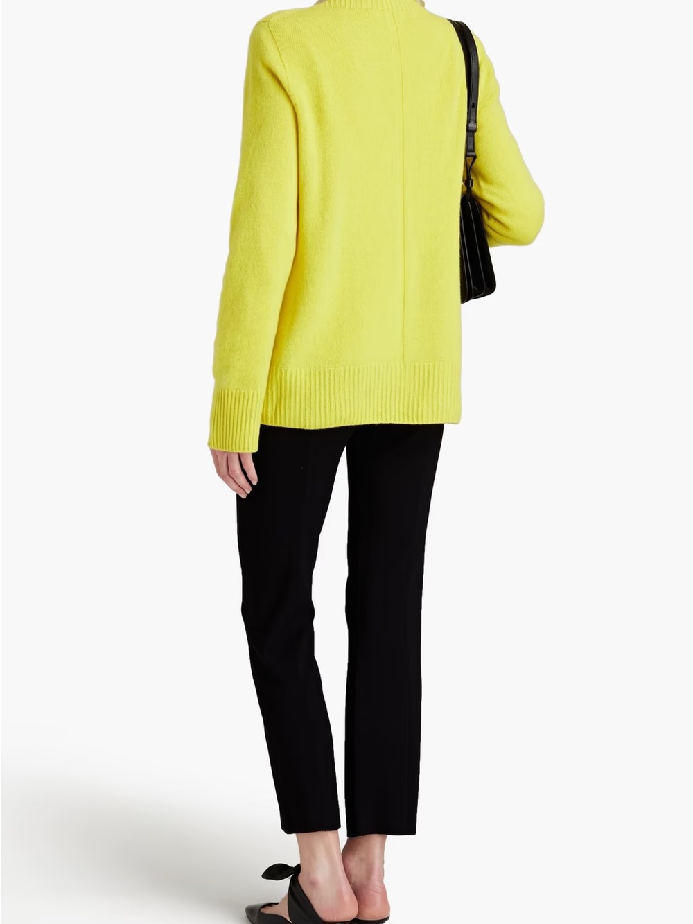 The Row Yellow Cashmere Sweater - Picture 6 of 9